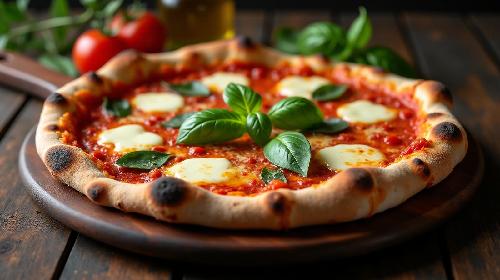 Pizza napoletană – ingrediente premium